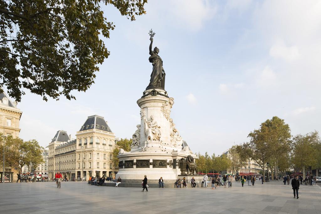 Hotel Paix Republique Париж Екстериор снимка